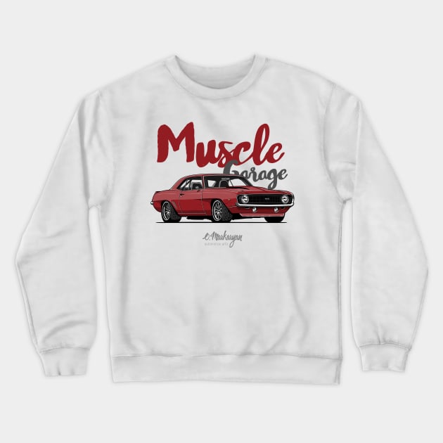 Camaro SS Crewneck Sweatshirt by Markaryan